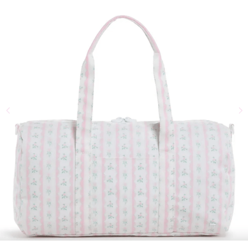 PINK RIBBON FLORAL TRVL WEEKENDER