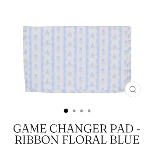 TRVL Design - Game Changer Pad - Ribbon Floral Blue