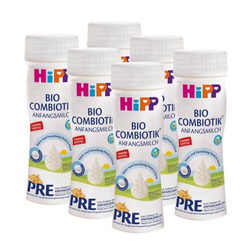HiPP PRE Ready to Feed From Birth Formula (6 bottles)