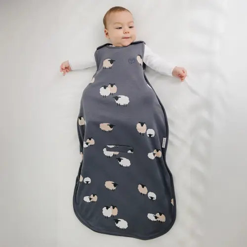 4 Season® Ultimate Baby Sleep Bag, Merino Wool & Organic Cotton, Sheep Slate