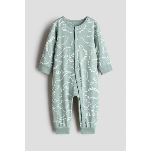 PATTERNED PAJAMA JUMPSUIT