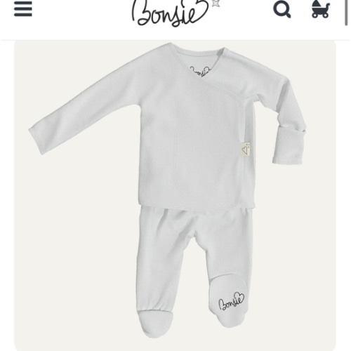 Footie - Milk – Bonsie Skin to Skin Babywear