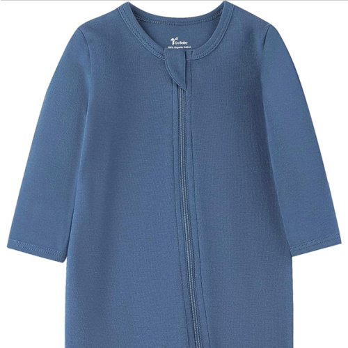 3-6 month Cotton Zip-Front Sleeper Pajamas, Footed Sleep 'n Play
