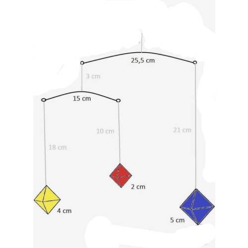 Octahedron Mobile Handmade Montessori Mobile by Montessori - Etsy