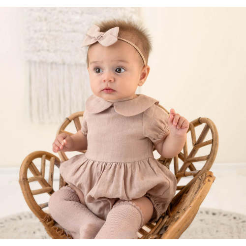 Dusty Pink Allie Romper Set – Olive and Cradle