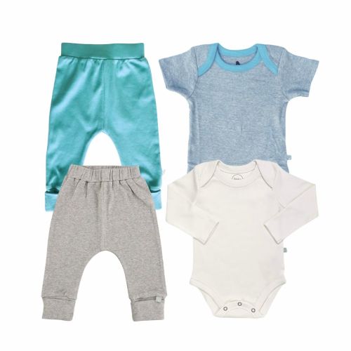 Colorblock Gift Set - Vintage Aqua | 100% Organic – Finn + Emma