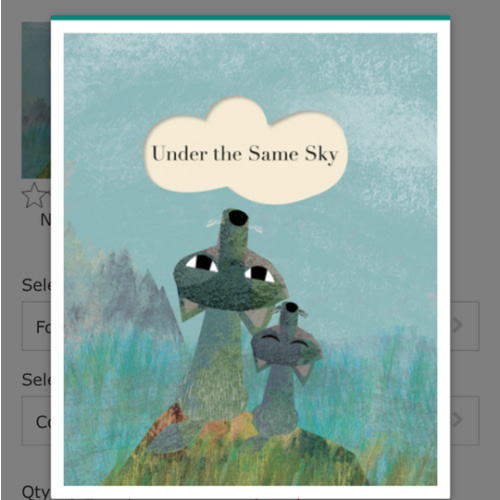 Bajo El Mismo Cielo book by Britta Teckentrup