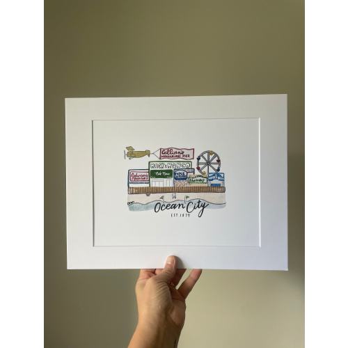 Ocean City 11x14 Print