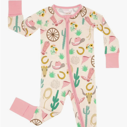 Little Sleepies Pajamas for Baby Boys & Girls, Viscose from Bamboo Baby Pajamas, Sleepers, 2-Way Zipper PJs