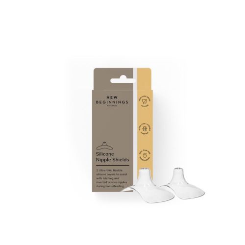 New Beginnings Silicone Nipple Shields (M)