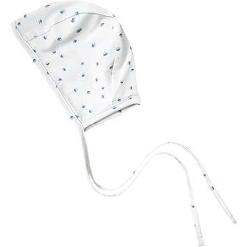 Copper Pearl Baby Bonnets: Ultra-Soft, Comfy to Wear, Tie-On Infant Sun Hat for Protection Against UV Rays, Trendy Coordinating Designs Swaddles, 3-6 Months - Haze