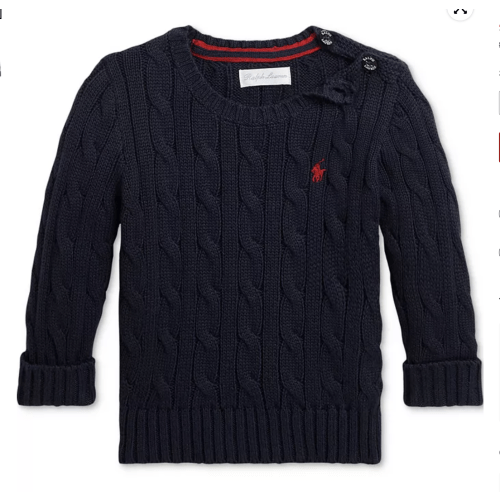 Polo Ralph Lauren
Baby Cotton Cable-Knit Sweater