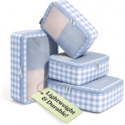 Vandel TSA-Friendly Packing Cubes for Carry On, Mesh Suitcase Organizer Bag