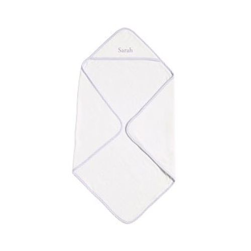 Gingham Hooded Towel , Lavender