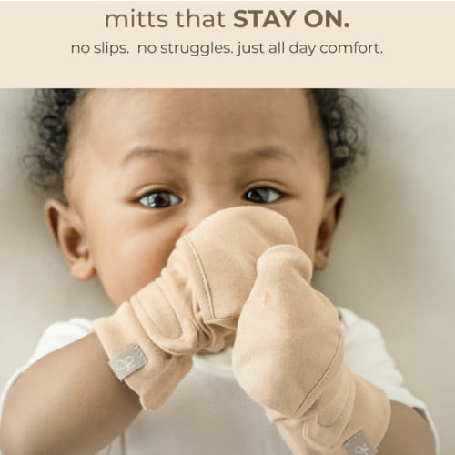 goumikids Viscose Made from Bamboo Cotton Anti-Scratch Soft Stay-On Mitts