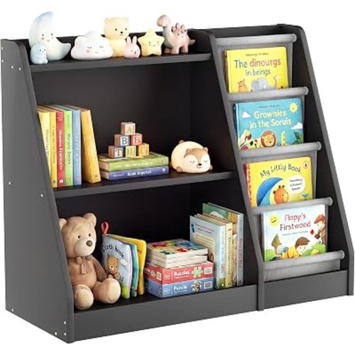 Kids Bookshelf for Bedroom Toddler Child Baby Bookcase 3-Tier for Nursery