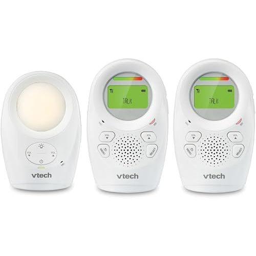 VTech DM1211-2 DM1211 Digital Audio Baby Monitor with Enhanced Range (2 Parent Units) Silver