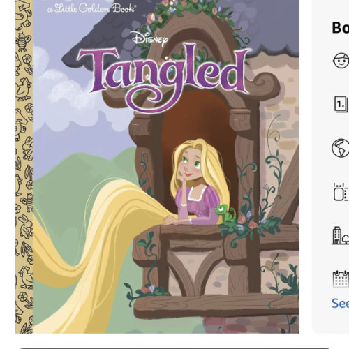 Tangled (Disney Tangled) (Little Golden Book)