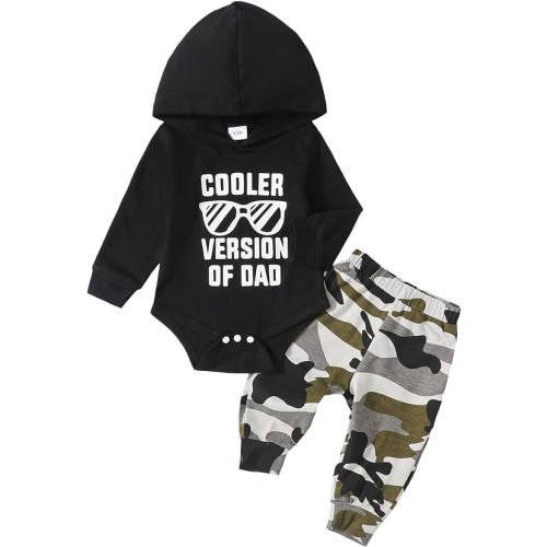 NZRVAWS Newborn Baby Boy Clothes Infant Boy Clothing Hoodie Sweatshirt Long Pants Outfit Set Fall Winter 0-18M