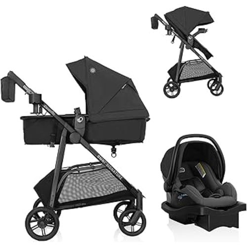Evenflo Omni Signature Travel System with LiteMax Infant Car Seat - Porto Black