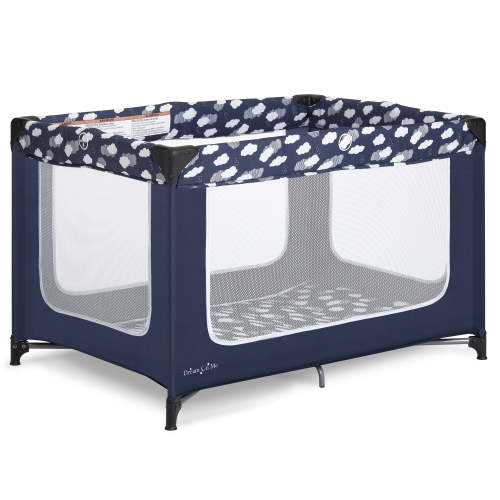Dream On Me Zodiak Portable Playard with Carry Bag & Shoulder Strap, Navy