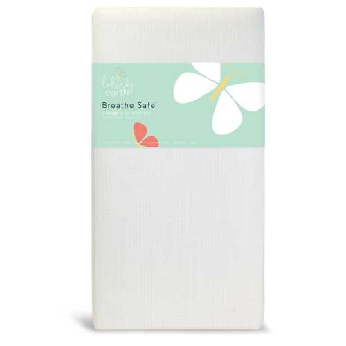Lullaby Earth Breathe Safe 2-stage Crib Mattress - White
