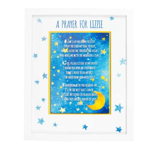 Personalized Framed Good Night Prayer