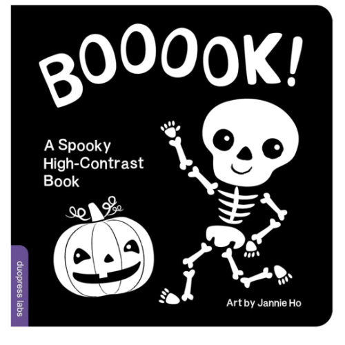 Booook! A Spooky High-Contrast Book: Stimulating Seasonal Sensory Play for Infant Development