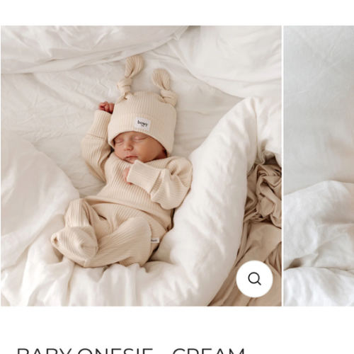 Baby Onesie - Cream