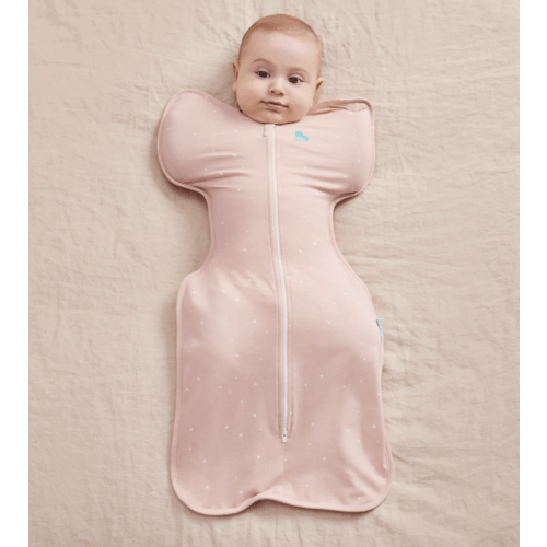 Swaddle Up™ 1.0 TOG Cotton Powder Pink Twinkle