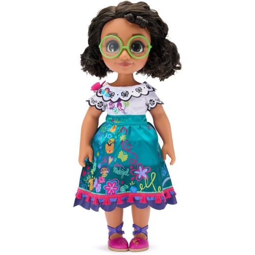 Disney Store Official Mirabel Once Upon a Story Doll - 16 Inch Disney Princess Toys Featuring Reflective Eyes with 3D Pupil and Iris, Detailed Costume, Hair Comb & Shoes - Comes in Display Box