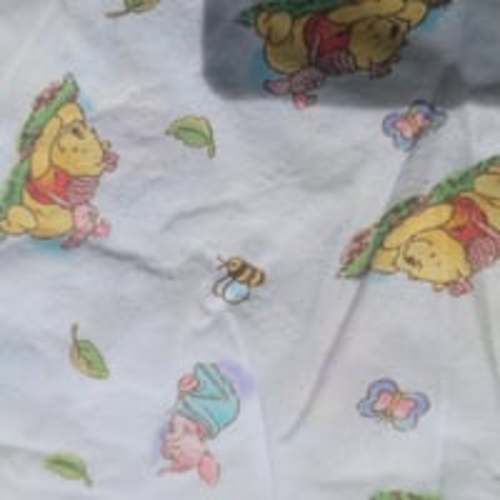 VINTAGE WINNIE THE POOH CRIB SHEET