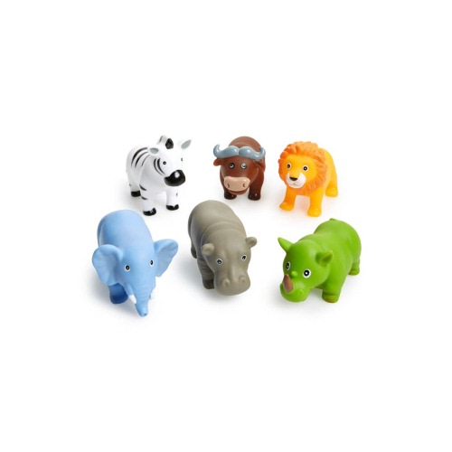 Elegant Baby Jungle Party Squirtie Bath Toys Set