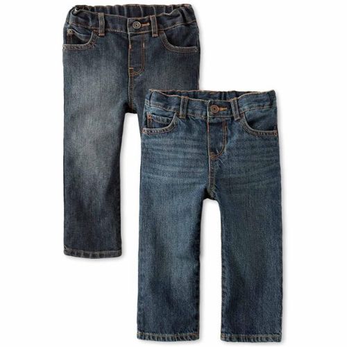 The Children's Place Baby Boys Basic Straight Jeans 2-Pack Multi 9-12 M