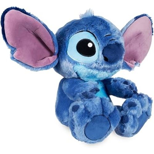 Disney Store Official Stitch Big Feet Plush - Lili & Stitch Stuffed Animal with Embroidered Features, Furry Coat & Tuft, Oversized Ears, Overstuffed feet & Appliqué Foot Pads - 11" Disney Plush