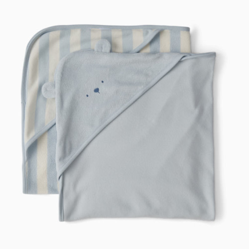 Hooded Towel (2 Pack) - Blue Bear