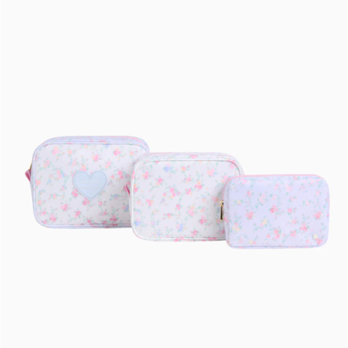 STATE x LoveShackFancy Floral Travel Pouch Set
