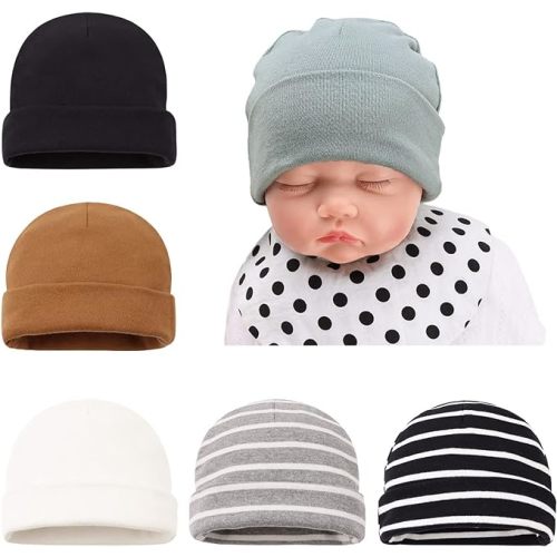 Cotton Baby Girl Hat Preemie Boys Beanie Newborn Hospital Hats Winter Infant Hats for Girls