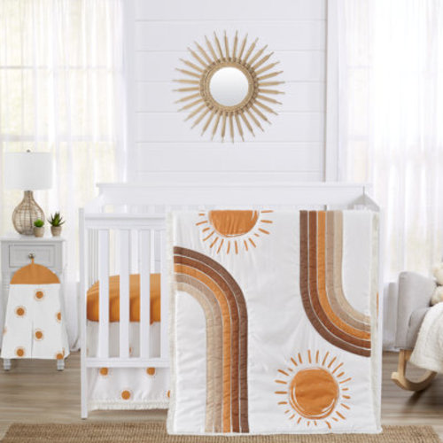 Sweet Jojo Designs Boho Sun 4 Piece Crib Bedding Set | Wayfair
