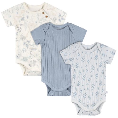 Baby Boy Just Born® 3-Pack Short Sleeve Bodysuits