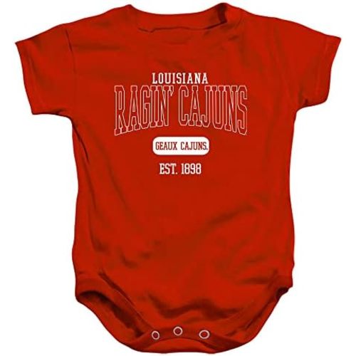 University of Louisiana at Lafayette Official Est. Date Unisex Infant Snap Suit for Baby
