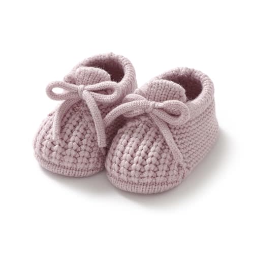 Baby Booties Newborn Baby First Shoes | Cozy Warm Knit Soft Booties for Infant Boy Girl