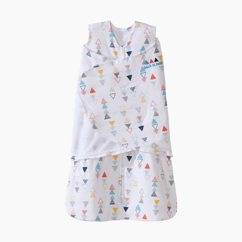 Halo SleepSack Swaddle (Cotton) - Multi Color Triangle, Small