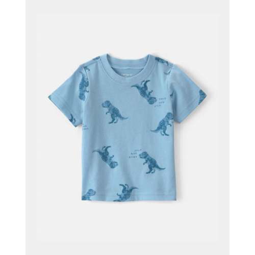 Baby Boy Dinosaur T-Shirt - Blue | Carter's