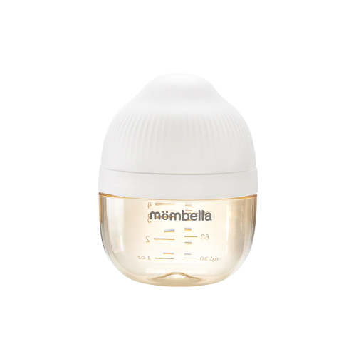 Mombella Ivory Breast-Like Anti Colic PPSU 4OZ Baby Feeding Bottle