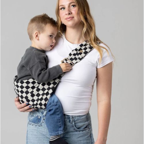 The Monarch Toddler Sling - Ebony Check – Mabē