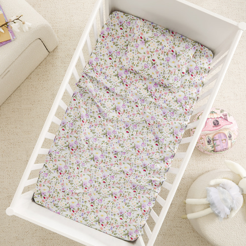 Adairs Kids - Fleur Harris Fairyland Garden Ditzy Multi Cot Sheet Set | Adairs