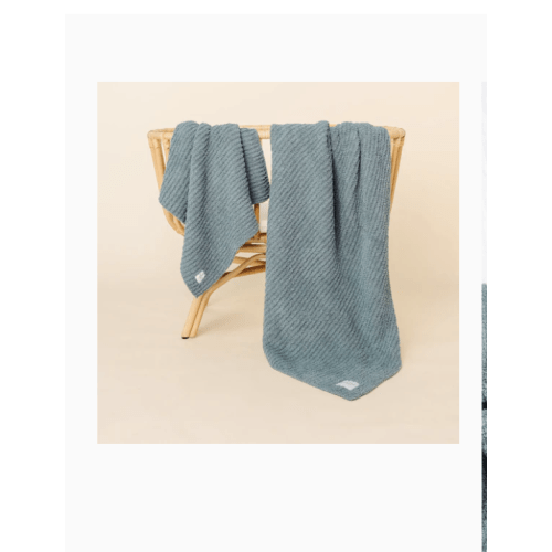 Chenille Blanket - Ocean Blue - Small & Large