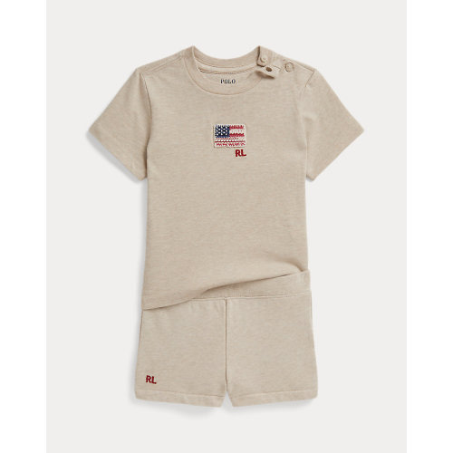 Flag Jersey Tee & French Terry Short