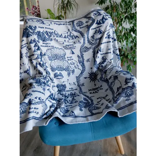 Realm of Middle-earth Ink Lightweight Children's Blanket